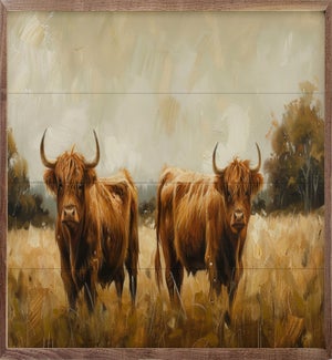 Couple Of Cows By Petals Prints Design